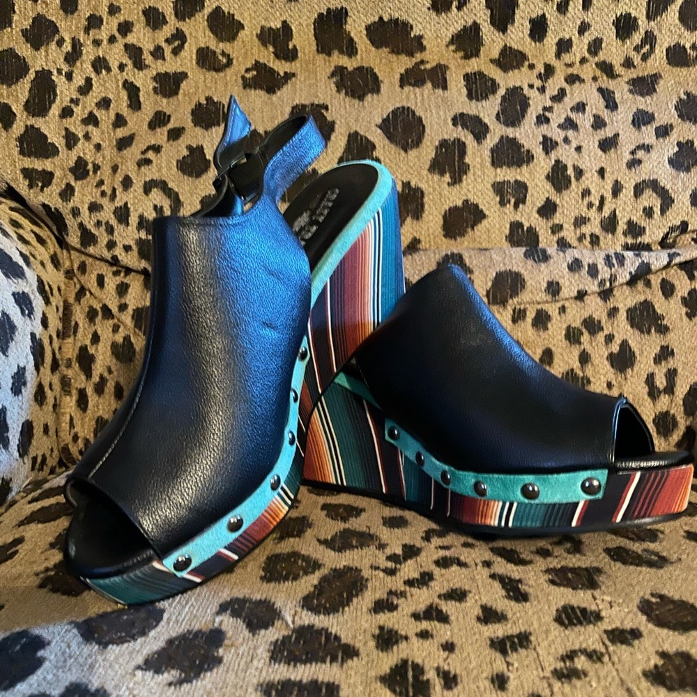 Serape Wedge Shoes